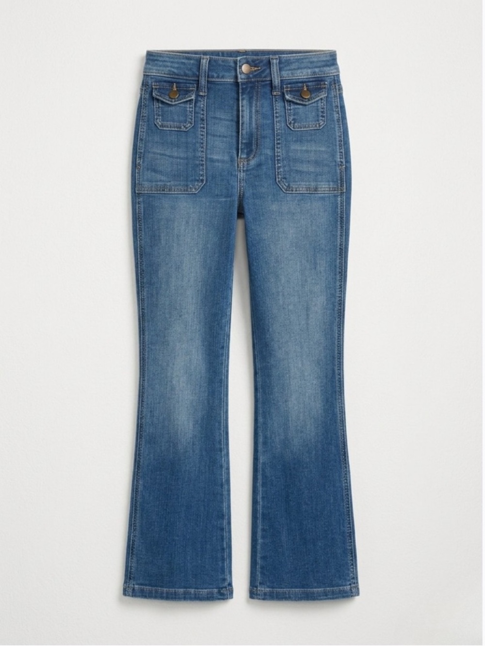 Disclosed Y2K High-Waisted Flare Denim Jeans (Size 25)